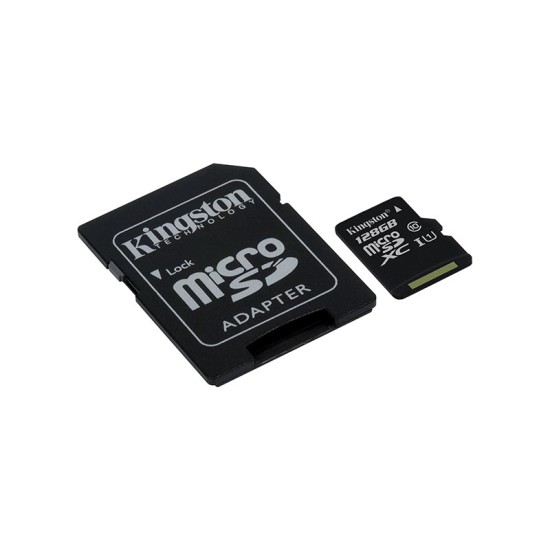 Kingston 128GB Canvas Select SDXC Class 10 UHS-I 80MB/s 10MB/smicroSD Hafıza Kartı