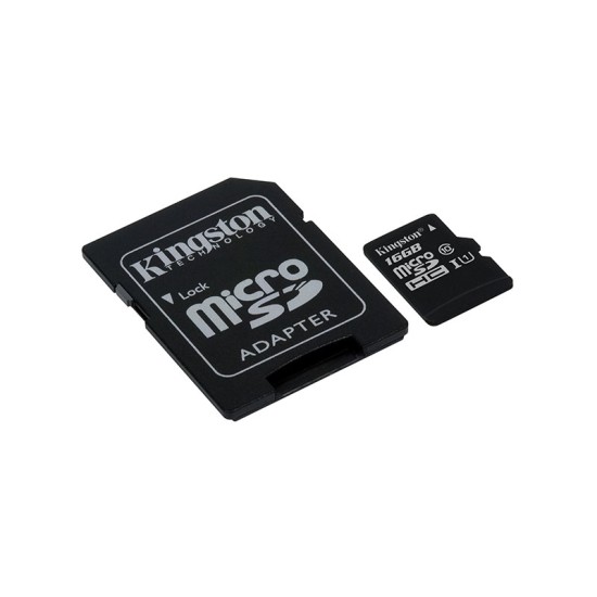 Kingston 16GB Canvas Select SDXC Class 10 UHS-I 80MB/s 10MB/smicroSD Hafıza Kartı