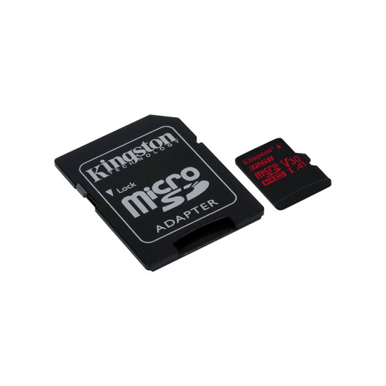 Kingston 32GB Canvas React SDXC V30 100MB/s 80MB/smicroSD Hafıza Kartı
