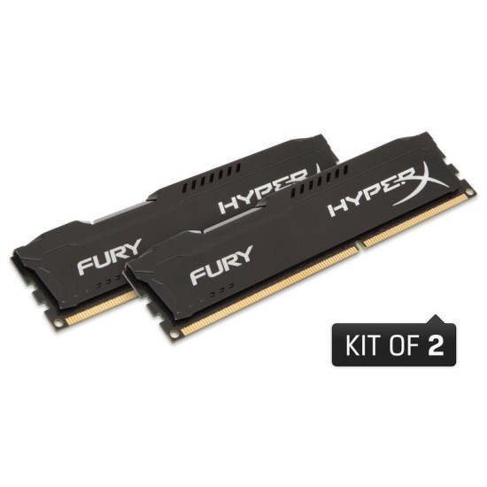 Kingston Hyperx FURY Black 16GB DDR3L 1600MHz Bellek Kit (2x8GB)