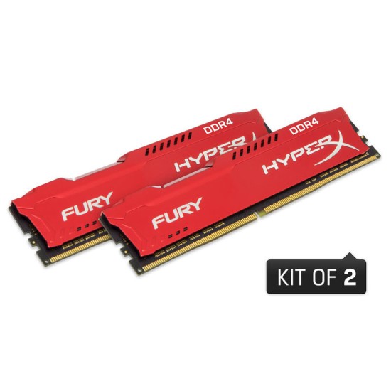 Kingston Hyperx FURY Red 16GB DDR4 2666MHz Bellek Kit (2x8GB)