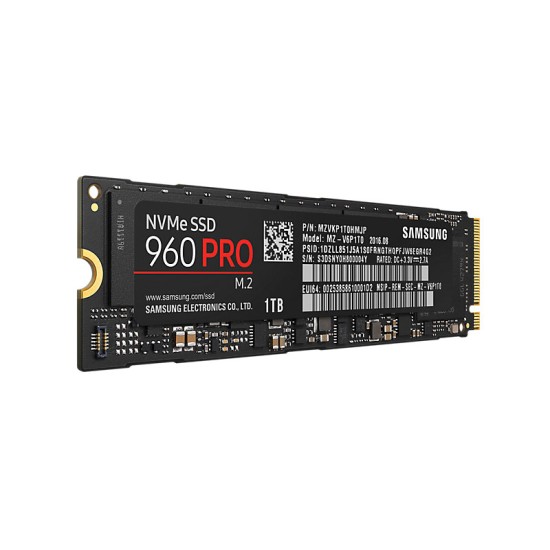 Samsung 960 PRO 1TB 22x80mm PCIe M.2 NVMe Notebook-Desktop SSD