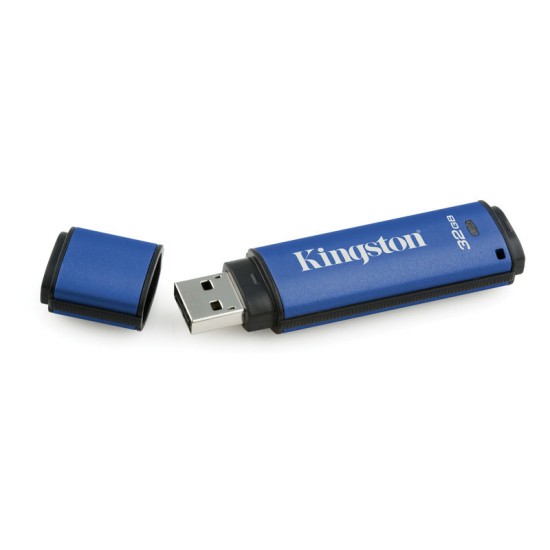 Kingston 32GB DataTraveler Privacy Vault USB 3.0 Flash Disk