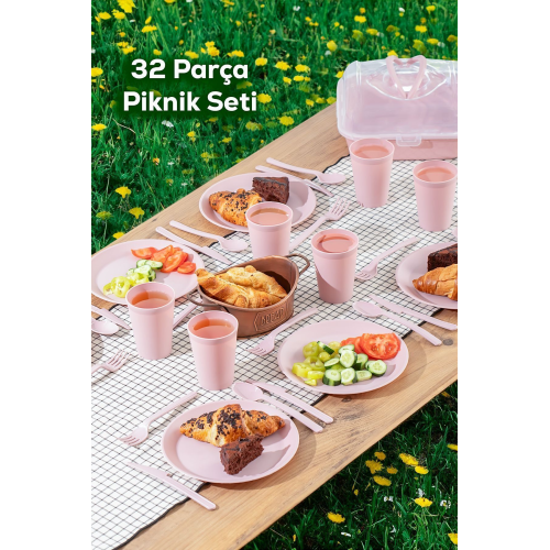 0039 Karizma 6 Kişilik Piknik Seti - Çantalı Piknik Seti-32 Parça Piknik Organizer-Pudra 0039 Karizma 6 Kişilik Piknik Seti - Çantalı Piknik Seti-32 Parça Piknik Organizer-Pudra