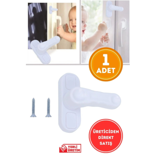 1 Adet Pvc Pimapen Pencere Cam Balkon Kapısı Güvenli Emniyet Kilidi 1 Adet Pvc Pimapen Pencere Cam Balkon Kapısı Güvenli Emniyet Kilidi