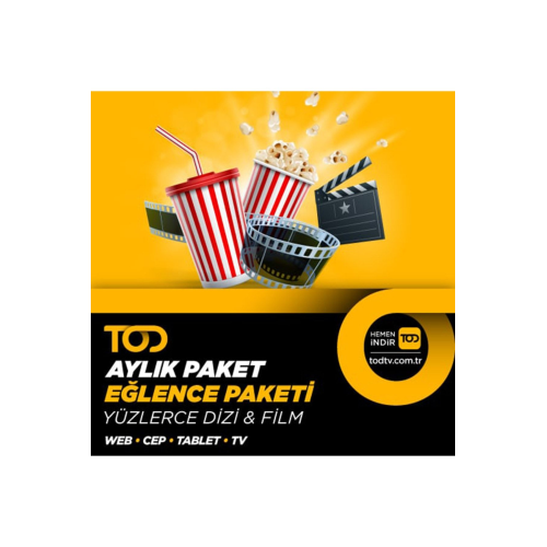 1 Aylık Eğlence Paketi - (Web + Cep + Tablet + Smart Tv) 1 Aylık Eğlence Paketi - (Web + Cep + Tablet + Smart Tv)