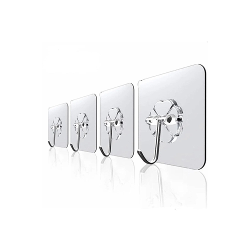 10 Adet Şeffaf Yapışkanlı Duvar Askısı, Vantuz, Kanca Mutfak, Banyo Askılık Güçlü Aksesuar 6x6cm 10 Adet Şeffaf Yapışkanlı Duvar Askısı, Vantuz, Kanca Mutfak, Banyo Askılık Güçlü Aksesuar 6x6cm