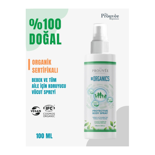 %100 Doğal Koruyucu Vücut Losyonu Sprey 100 Ml. (0+ Ay Üzeri) %100 Doğal Koruyucu Vücut Losyonu Sprey 100 Ml. (0+ Ay Üzeri)