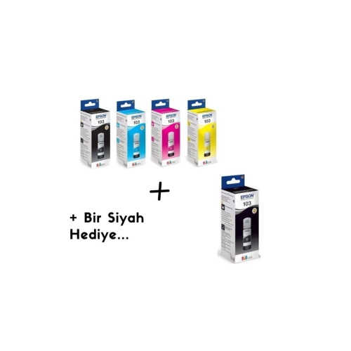 103 L3251Uyumlu 4 Renk Mürekkep Kartuş Takımı 65Ml *4 103 L3251Uyumlu 4 Renk Mürekkep Kartuş Takımı 65Ml *4