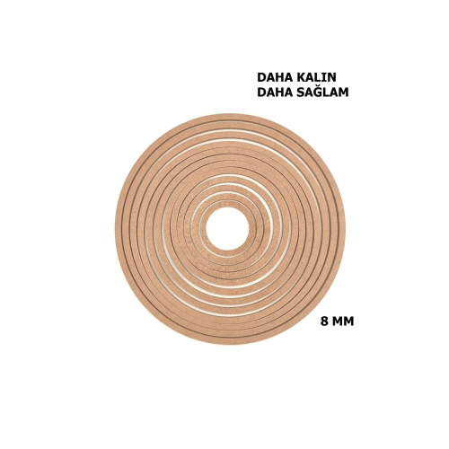 12'li Ham Mdf, 8mm Kalınlık, 30 Cm Kasnak, Boyanabilir Vidasız Kasnak, Makrome Halkası, Düş Kapanı 12'li Ham Mdf, 8mm Kalınlık, 30 Cm Kasnak, Boyanabilir Vidasız Kasnak, Makrome Halkası, Düş Kapanı