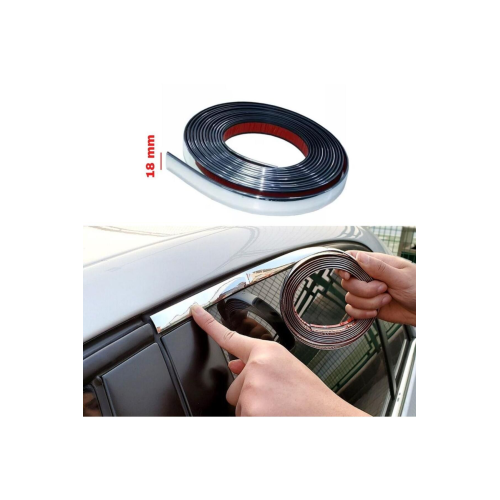 18 Mm 3d Dekoratif Krom Nikelaj Şerit Çıta Panjur Kalın Şerit 5 Metre 18 Mm 3d Dekoratif Krom Nikelaj Şerit Çıta Panjur Kalın Şerit 5 Metre