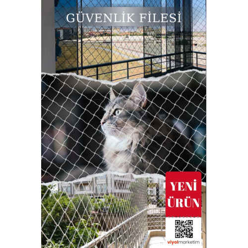 ?2,5x3m Balkon Filesi – Kuş Önleyici, Kedi Güvenlik Filesi, Uv Dayanıklı, Montaj Seti Hariç ?2,5x3m Balkon Filesi – Kuş Önleyici, Kedi Güvenlik Filesi, Uv Dayanıklı, Montaj Seti Hariç