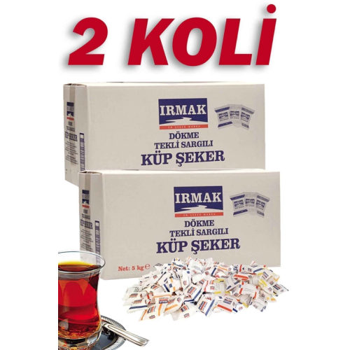 2 Koli Tek Sargılı Hijyenik Küp Şeker 5 Kg X 2 (10 KG) 2 Koli Tek Sargılı Hijyenik Küp Şeker 5 Kg X 2 (10 KG)