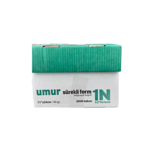 2 Nüsha 5.5 60 gr Bilgisayar Kağıdı 11 X 24 Cm
