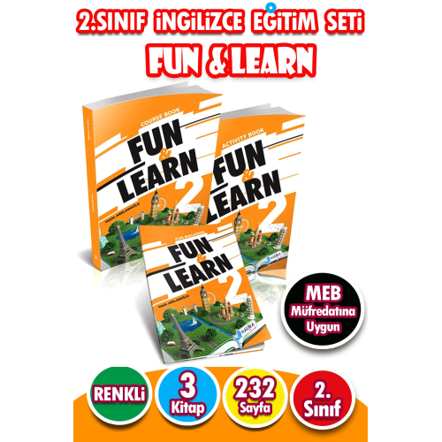2. Sınıf İngilizce Eğitim Seti FUN & LEARN 2. Sınıf İngilizce Eğitim Seti FUN & LEARN