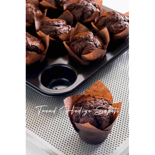 200'lü Klasik Lale Kapsül Kahverengi Muffin Kek Kalıbı , Tulip , Safari Konsept 200'lü Klasik Lale Kapsül Kahverengi Muffin Kek Kalıbı , Tulip , Safari Konsept