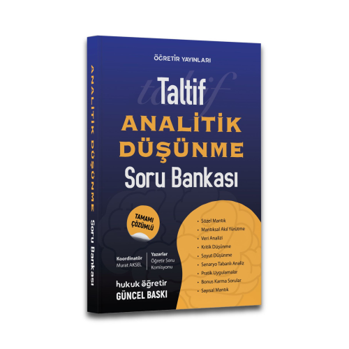 2025 Paem - Taltif Analitik Düşünme Soru Bankası - Komiser Yardımcısı - Görevde Yükselme
