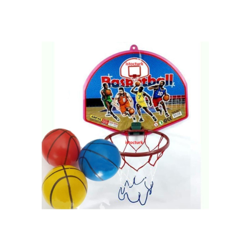 3 Adet Top+Duvara monte 42cm Büyük Boy Oyuncak Basketbol Potası 3 Adet Top+Duvara monte 42cm Büyük Boy Oyuncak Basketbol Potası