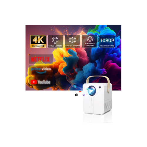 4K Ultra HD Android Projektör – Taşınabilir Ev Sineması Deneyimi 4K Ultra HD Android Projektör – Taşınabilir Ev Sineması Deneyimi