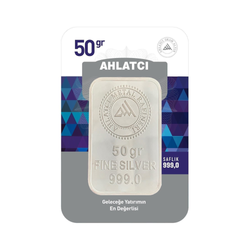 50 Gram Külçe Gümüş