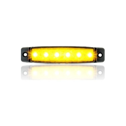 6 Ledli Sarı Parmak Led 24v Lamba Basamak Aydınlatma 24v