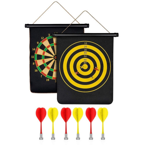 6 Oklu Mıknatıslı Dart Seti Çift Yönlü Manyetik Duvara Zarar Vermeyen Dart Oyunu 6 Oklu Mıknatıslı Dart Seti Çift Yönlü Manyetik Duvara Zarar Vermeyen Dart Oyunu