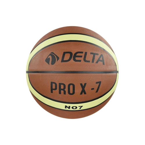 7 Numara Pro X Deluxe Kauçuk 7 Numara Basketbol Topu Kahverengi Pompa dahil değildir