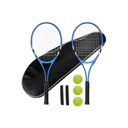7li SET 27 İnç Yetişkin Tenis Raketi Seti 2 Raket 2 Çanta 3 Top L2 Grip 68 cm 7li SET 27 İnç Yetişkin Tenis Raketi Seti 2 Raket 2 Çanta 3 Top L2 Grip 68 cm