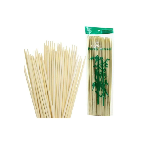 80 Adet Bambu Çöp Şiş Çubuğu 25 Cm Çubuk