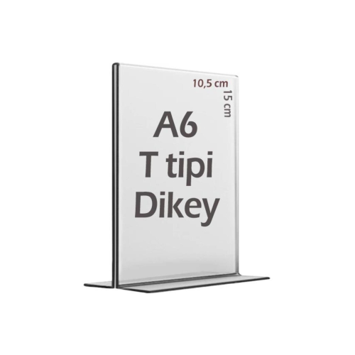 A6 T-tipi Dikey 10x15cm Şeffaf Pleksi Fiyatlık Föylük Menü Broşür Etiket Fotoğraf Masaüstü Ayaklı A6 T-tipi Dikey 10x15cm Şeffaf Pleksi Fiyatlık Föylük Menü Broşür Etiket Fotoğraf Masaüstü Ayaklı