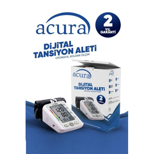 Ac-433 Tam Otomatik Elektronik Üst Koldan Ölçer Tansiyon Aleti 99 Ölçüm Hafızalı