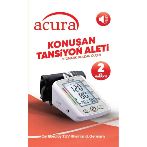 AC-433K Geniş Ekranlı Türkçe Konuşan Tansiyon Aleti