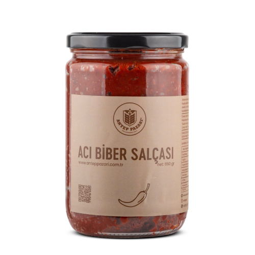 Acı Biber Salçası -Gaziantep-650 gr Acı Biber Salçası -Gaziantep-650 gr