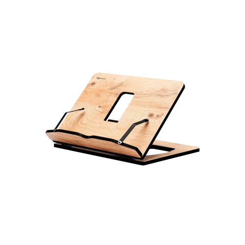 Ahşap Kitap Okuma Standı Tablet Standı Kitap Tutucu Rahle (MEŞE)