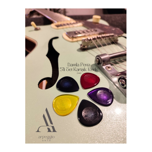 ALICE Damla Pena, Guitar Pick, Karışık Renk 5'li 2.00mm Caz Gitar Penası, 2.00mm Bas Gitar Penası ALICE Damla Pena, Guitar Pick, Karışık Renk 5'li 2.00mm Caz Gitar Penası, 2.00mm Bas Gitar Penası
