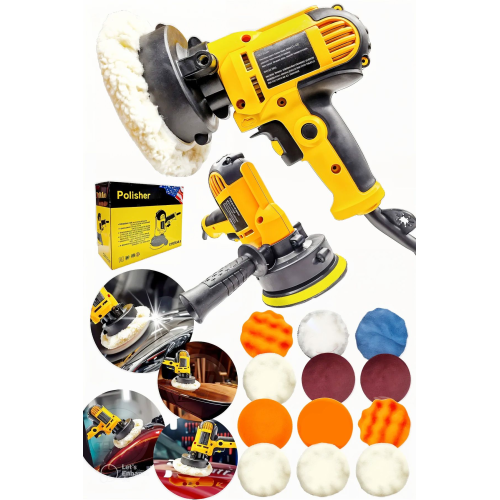 Alman Seri Tam Profesyonel 15 Parça Set 125 Mm Zımpara Araba Pasta Cila Polisaj Makinesi... Alman Seri Tam Profesyonel 15 Parça Set 125 Mm Zımpara Araba Pasta Cila Polisaj Makinesi...