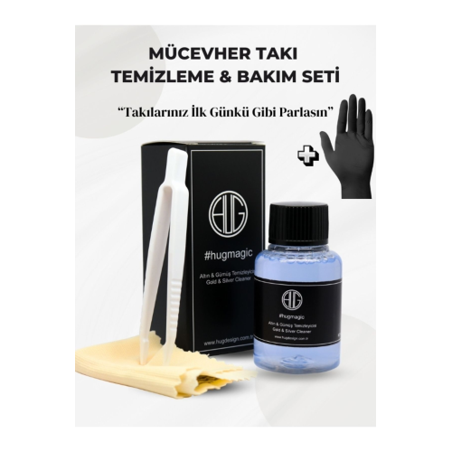 Altın, Gümüş, Çelik Takı Temizleme Ve Parlatma Bakım Seti 60ml. Gümüş Parlatıcı Altın, Gümüş, Çelik Takı Temizleme Ve Parlatma Bakım Seti 60ml. Gümüş Parlatıcı