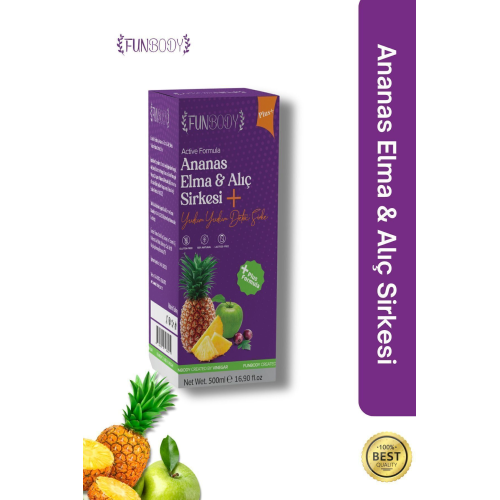 Ananaslı Elma & Alıç Sirkesi 500 ML X1 KUTU