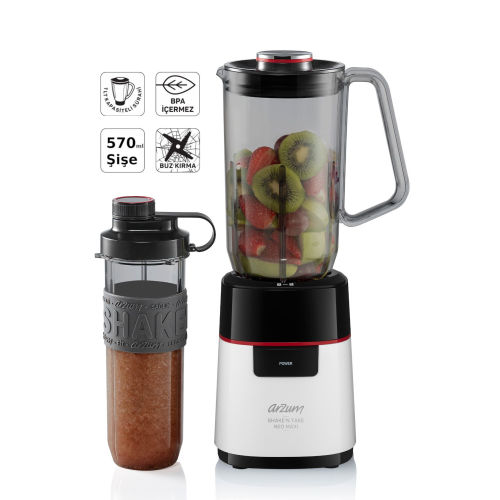 Ar1174-b Shake'n Take Neo Maxi Kişisel Smoothie Sürahi Blender - Beyaz Ar1174-b Shake'n Take Neo Maxi Kişisel Smoothie Sürahi Blender - Beyaz