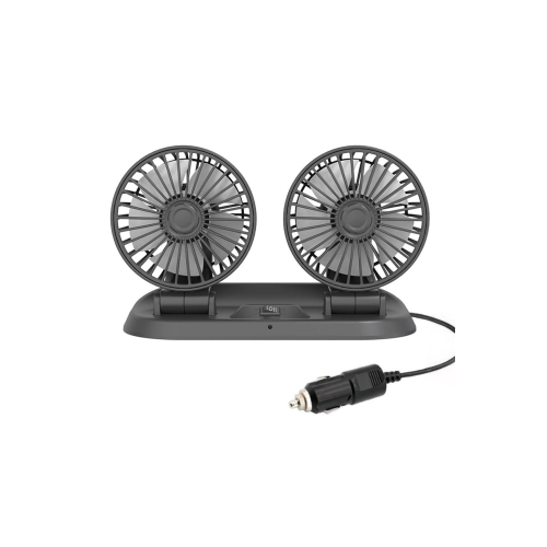 Araç Araba Otomobil Mini 2 li Vantilatör Fan Pervane Soğutucu 12V FAN10 Araç Araba Otomobil Mini 2 li Vantilatör Fan Pervane Soğutucu 12V FAN10