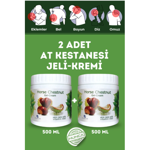 At Kestanesi Jeli, Kas Ve Eklem Masaj Kremi 500 ml ( 2 Adet X 500 ml ) At Kestanesi Jeli, Kas Ve Eklem Masaj Kremi 500 ml ( 2 Adet X 500 ml )