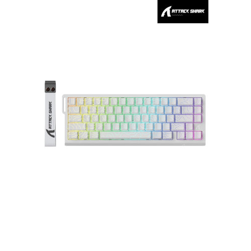 Attack Shark X68 HE RGB 8000 Hz Rapid Trigger - Snap Tap 0.01mm Driverlı Manyetik Switch Klavye Attack Shark X68 HE RGB 8000 Hz Rapid Trigger - Snap Tap 0.01mm Driverlı Manyetik Switch Klavye