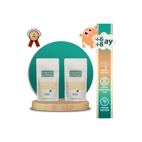 Avantajlı 2 li Organik Bebek İrmiği Seti (2x250 g)