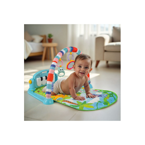Babycim Bebek Piyanolu Oyun Halısı Ve Jimnastik Merkezi (AYNALI VE ÇINGIRAKLI)