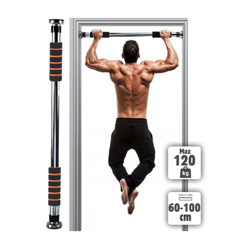 Barfiks Demiri Kapı Barı Koridor 60-100cm Koridor Barfiksi Barfix Spor Aleti Demiri Barfiks Çubuğu