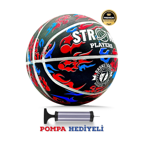 Basketbol Topu 7 Numara Linik Model Profesyonel Kalite Pompa Hediyeli