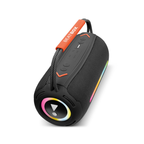 Beatbox Siyah Led Işıklı Dayanıklı Ses Bombası Usb Sd Aux Fm Radyo Bluetooth Hoparlör Beatbox Siyah Led Işıklı Dayanıklı Ses Bombası Usb Sd Aux Fm Radyo Bluetooth Hoparlör