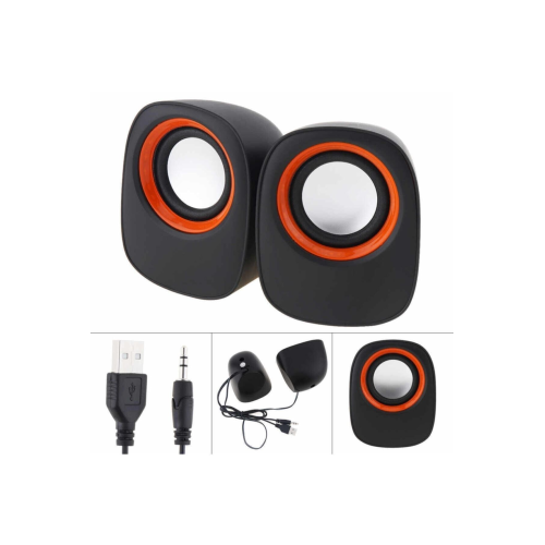 Bilgisayar Hoparlörü Pc Laptop Notebook 1+1 Ses Sistemi 3.5mm Jack Girişli Multimedia Usb Speaker Bilgisayar Hoparlörü Pc Laptop Notebook 1+1 Ses Sistemi 3.5mm Jack Girişli Multimedia Usb Speaker