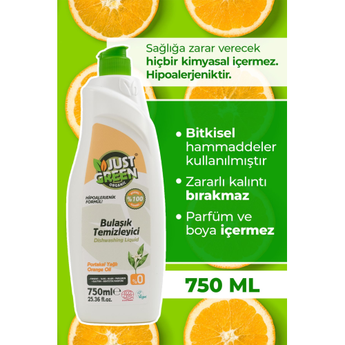 Bitkisel Elde Bulaşık Deterjanı Portakal Yağlı - %100 Doğal Ve Ferah Temizlik (750 ML) Yerli Üretim Bitkisel Elde Bulaşık Deterjanı Portakal Yağlı - %100 Doğal Ve Ferah Temizlik (750 ML) Yerli Üretim