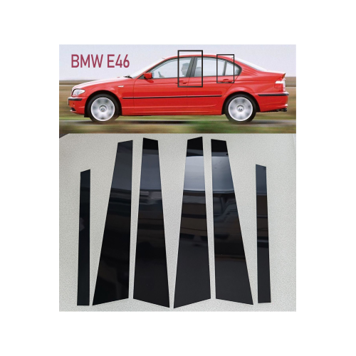 BMW E46 Cam Kapı Direği Kaplama - BMW E46 Direklerde Çizik Problem Uyumlu BMW E46 Cam Kapı Direği Kaplama - BMW E46 Direklerde Çizik Problem Uyumlu